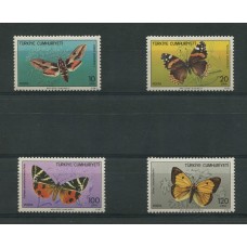 TURQUIA MARIPOSAS FLORES SERIE COMPLETA DE ESTAMPILLAS MINT 12 EUROS